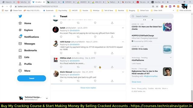 Biggest Gift Card Selling Website Fraud Exposed By Technical Navigator смотреть онлайн