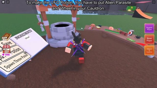 How to make ALIEN LEGS, ZERO GRAVITY and UFO POTIONS in WACKY WIZARDS! [ROBLOX] смотреть онлайн