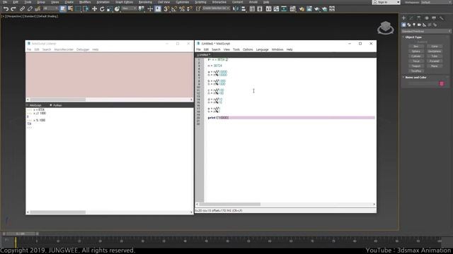 3dsMax Python 15 Number Example Code смотреть онлайн