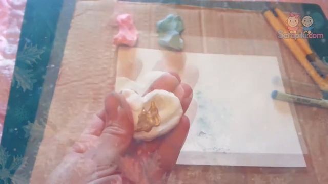 МК Как окрасить самозатвердевающую полимерную глину (Fimo Air LIGHT)