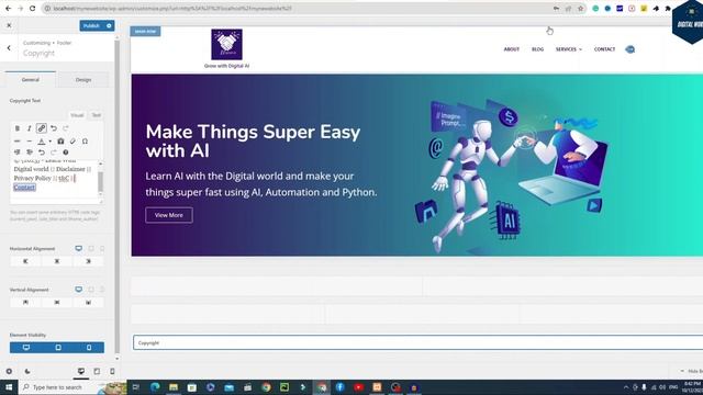 How to Create Contact Us Page (wpforms) + Footer in WordPress (Day 12) смотреть онлайн