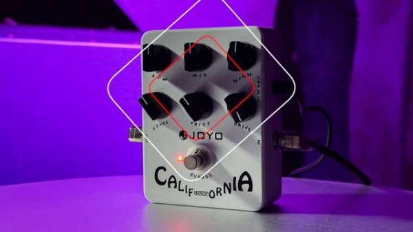 Joyo JF-15 California Sound over drive pedal lyd demo