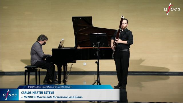 Carlos Martín Esteve Juan Méndez Movements for bassoon and piano смотреть онлайн