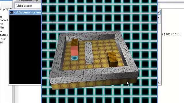 My First 3D OpenGL Game - Sokoban [ C++ & GLUT ] смотреть онлайн