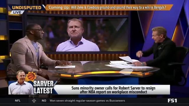 UNDISPUTED | Skip and Shannon react Suns Minority Owner Calls for Robert Sarver’s Resignation смотреть онлайн