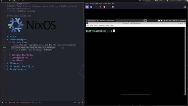 NixOS Setup Guide - Configuration / Home-Manager / Flakes смотреть онлайн