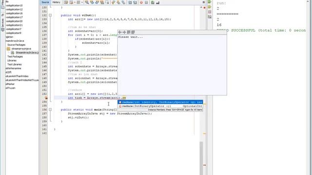 DuMV - Java nâng cao - Streams Array Trong Java - Hàm reduce() смотреть онлайн