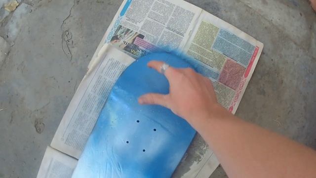 КАСТОМ СКЕЙТБОРДА. РИСУНОК НА СКЕЙТ смотреть онлайн