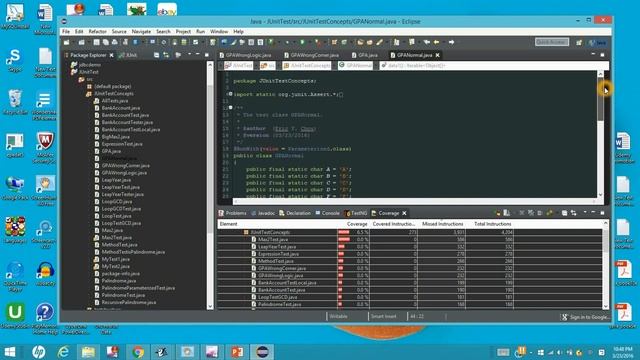 Coverage (EclEmma for JUnit and Java) смотреть онлайн