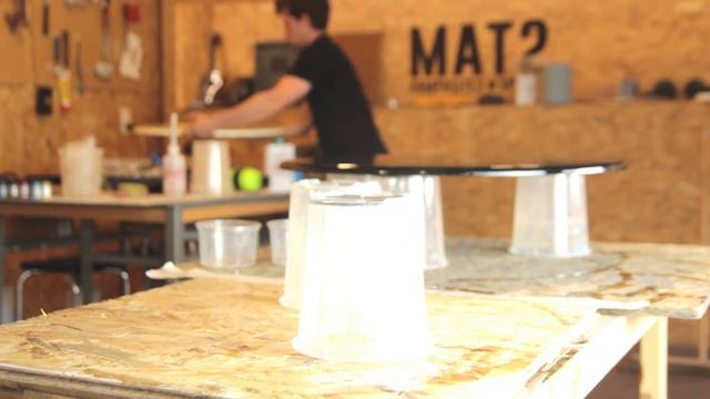 Carbon Fiber Table Top - Glasscast epoxy pour смотреть онлайн