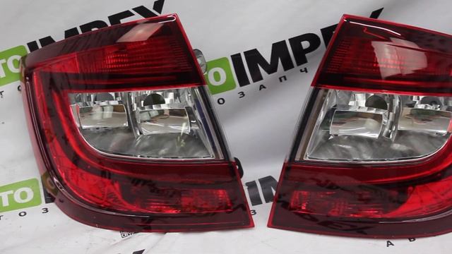 Skoda Rapid 2014-2020 года. Фонари задние LED смотреть онлайн