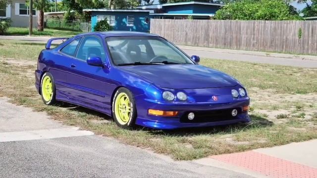1998 Acura Integra GSR super sonic blue in 2023 смотреть онлайн