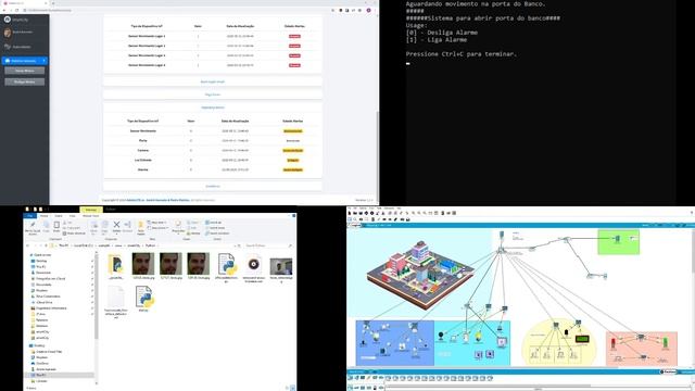 Smart City with Cisco Packet Tracer - IoT - Dashboard - API - Python смотреть онлайн