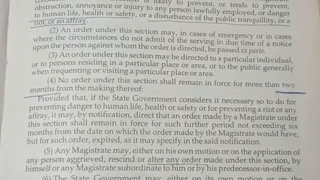Sec 144 , 195 crpc & 188 ipc смотреть онлайн