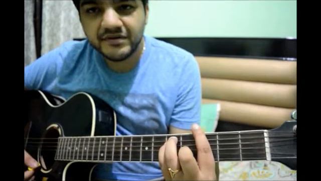 Tum itna Jo muskura rahe ho intro and chords guitar lesson смотреть онлайн