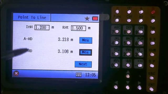 การใช้งาน Total Station SOUTH : NTS-345R6A (การทำ Point to line) смотреть онлайн