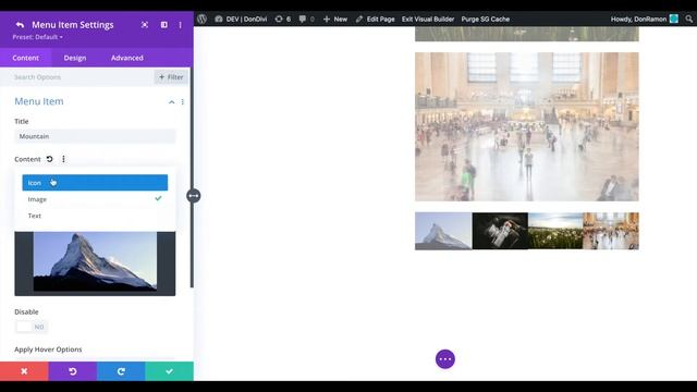 Thumbnail Navigation Gallery - DiviMenus смотреть онлайн