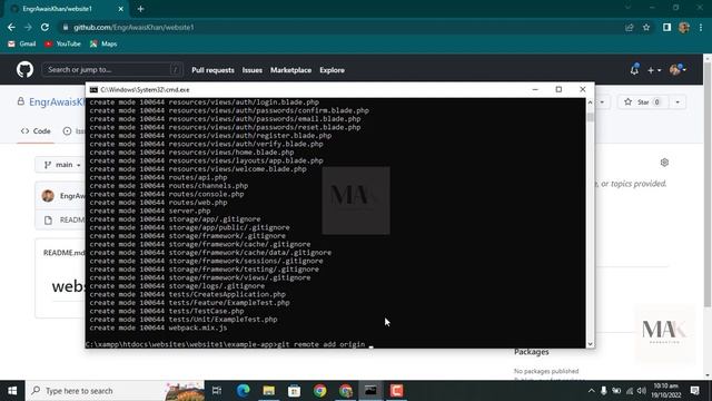 How to Upload or Push Laravel Project on Github смотреть онлайн