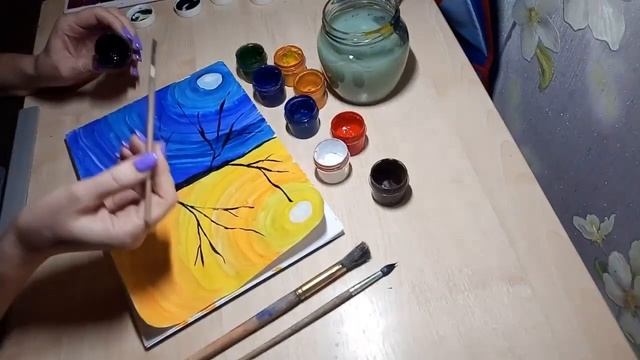 Рисуем сказочное дерево смотреть онлайн