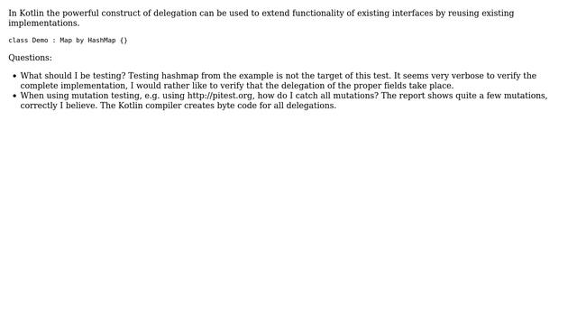 Software Engineering: Kotlin delegation, what should I test? смотреть онлайн