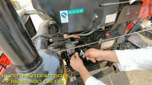 Как развоздушить двигатель одноцилиндрового трактора Shifeng 240/244