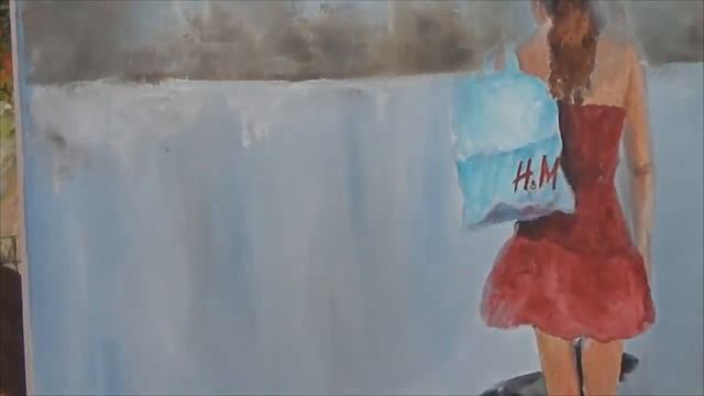 Живопись мастихином, Уроки живописи, как нарисовать девушку. Фигуратив маслом и мастихином, Мастихи смотреть онлайн