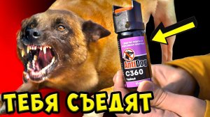 Газовый перцовый баллончик для защиты от собак НЕ РАБОТАЕТ! Это НЕ способ самозащиты!