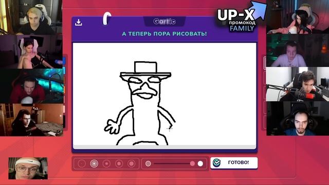 МОКРИВСКИЙ И ЭВЕЛОН ИГРАЮТ В СЛОМАННЫЙ ТЕЛЕФОН С ФРИК СКВАДОМ #5 / EVELONE MOKRIVSKIY GARTIC PHONE