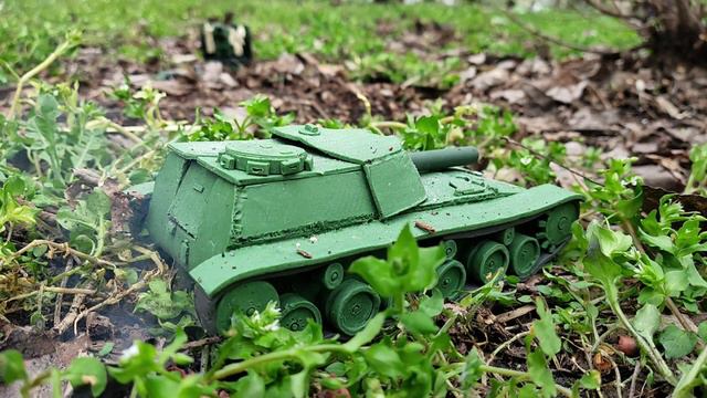 Бой техники из пластилина. Танки из пластилина. смотреть онлайн