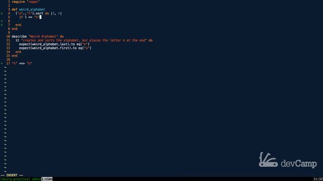Customizing the Ruby Sort Method to Force an Element to the End of the Sorted Array смотреть онлайн