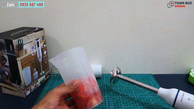 Máy xay cầm tay Sokany SK-6020-3 (3 trong 1) công suất 1000W смотреть онлайн