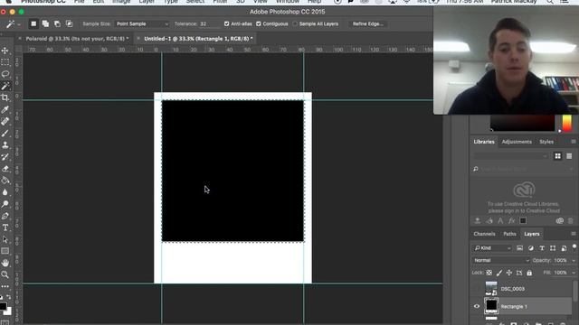 Photoshop Polaroid Template & Type смотреть онлайн
