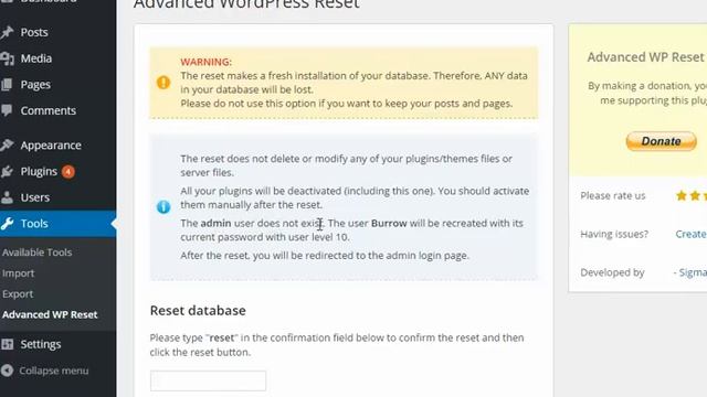 How to reset wordpress to a fresh installation. смотреть онлайн