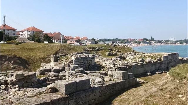 Калос Лимэн - древнегреческое городище - Латухи в отпуске (снято на BL6000 pro) смотреть онлайн