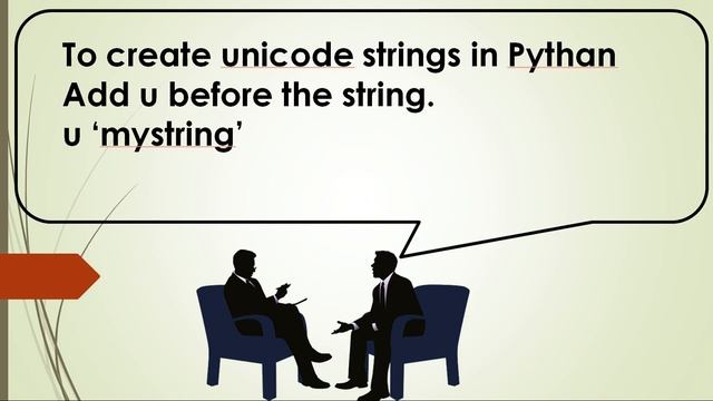 What is used to create unicode strings in Python смотреть онлайн