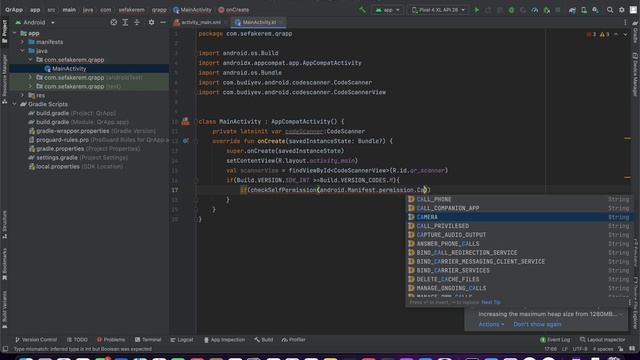 Android Studio Qr Okuyucu Yapımı смотреть онлайн
