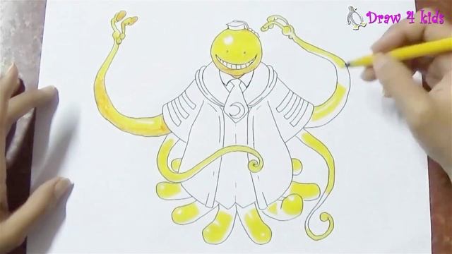 How To Draw Koro-Sensei | D4K