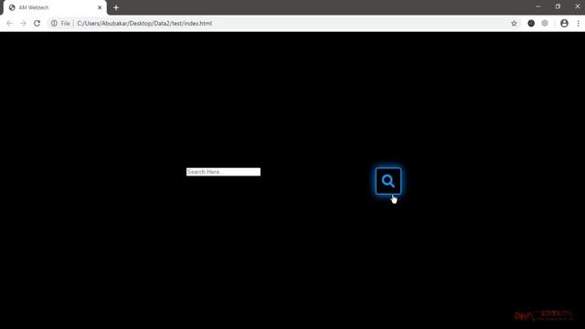 search bar in html and css | simple search box using html and css | animated search bar | am webtec смотреть онлайн