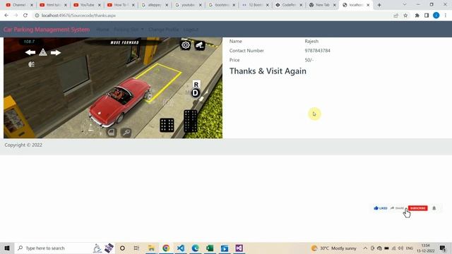 Online Car Parking Management System - Free Source Code | HTML5 | CSS3 | Bootstrap смотреть онлайн