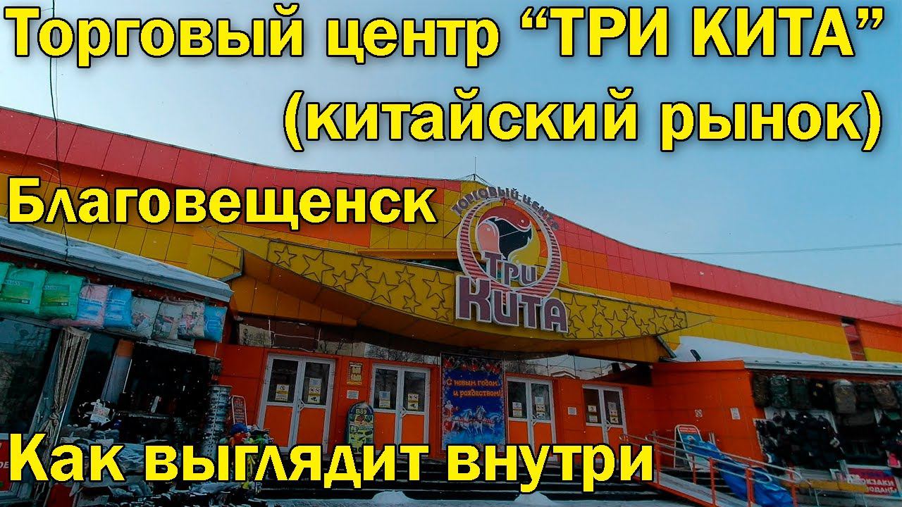 Торговый центр "ТРИ КИТА" (Китайский рынок), Благовещенск. Февраль 2023. смотреть онлайн