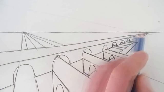 How to Draw a Bridge in Perspective: Fast смотреть онлайн