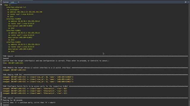 Project 1 – Ansible – Deploy New Network & Network Security – Stage 3 – Deploy VLANs to Cisco NX-OS смотреть онлайн