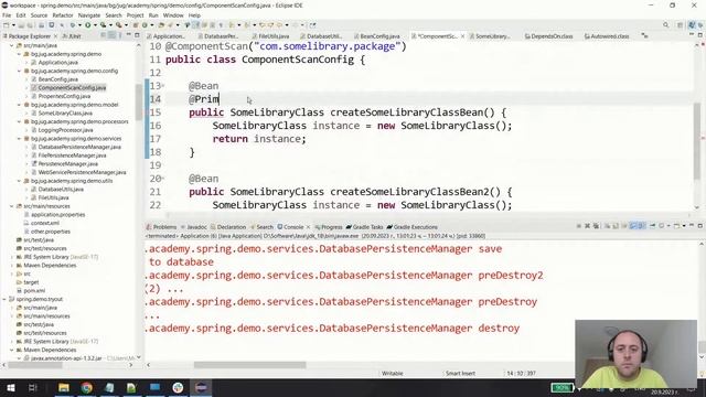 Spring core framework (част 2) смотреть онлайн