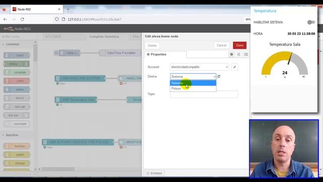 INTEGRACIÓN DE SISTEMAS DOMÓTICOS CON NODE-RED. CASO PRÁCTICO. ALEXA, LOGO 8 Y EWELINK. смотреть онлайн