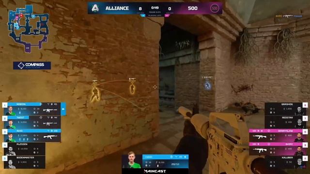 Alliance проти 500 | Мапа 1 Ancient | YaLLa Compass Fall 2023 Contenders смотреть онлайн