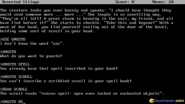 Enchanter gameplay (PC Game, 1983) смотреть онлайн
