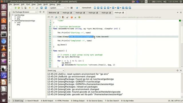Synchronizing Goroutines смотреть онлайн