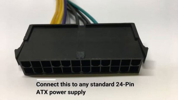 24-Pin to 8-Pin 18AWG ATX Power Supply Adapter Cable for Selected Dells