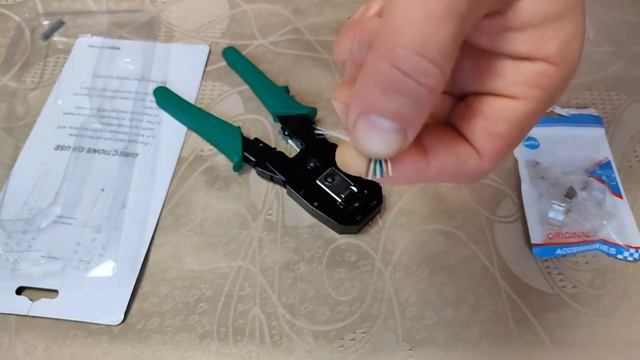Обжимной инструмент для интернет кабеля смотреть онлайн