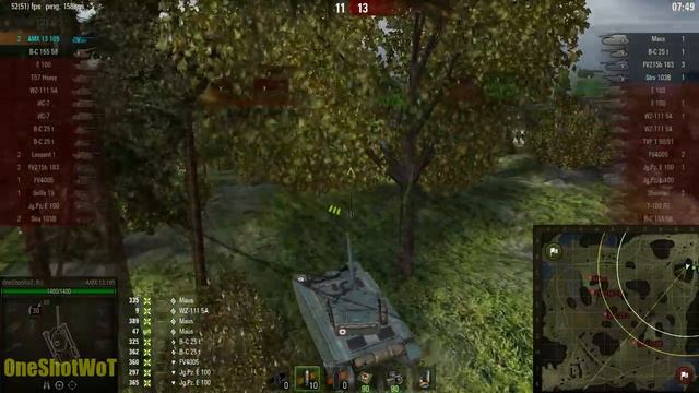 Позиции для Настрела в WOT. Карта Топь. Подсадки в БОЮ смотреть онлайн